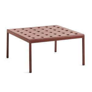 HAY - Balcony Table d'appoint, 75 x 76 cm, iron red