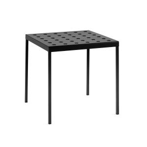 HAY - Balcony Table de salle à manger, 75 x 76 cm, anthraci…
