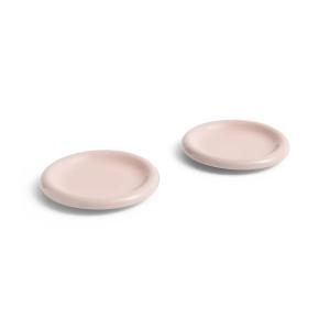 HAY - Barro Assiette Ø 18 cm, rose (set de 2)