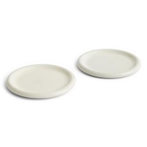 HAY - Barro Assiette Ø 24 cm, blanc cassé (set de 2)