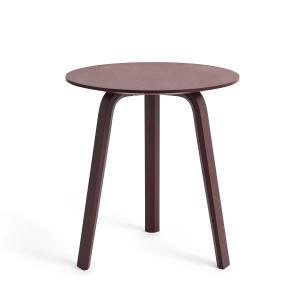 HAY - Bella Table d'appoint Ø 45 cm / H 49 cm, dark bordeau…