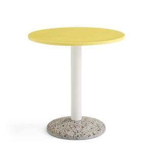 HAY - Ceramic Table, Ø 70 cm, jaune vif