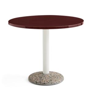HAY - Ceramic Table, Ø 90 cm, bordeaux