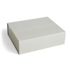HAY - Colour Boîte de rangement magnétique L, grise