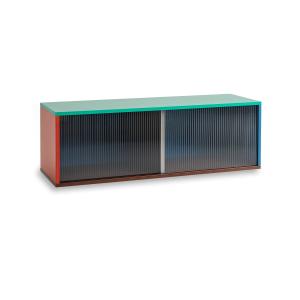 HAY - Colour Cabinet M avec portes en verre, 120 x 39 cm, m…