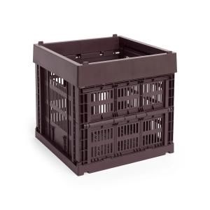 HAY - Colour Crate Corbeille Cube, 29,5 x 29,5 cm, bordeaux…
