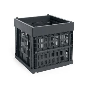 HAY - Colour Crate Corbeille Cube, 29,5 x 29,5 cm, charcoal…