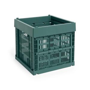 HAY - Colour Crate Corbeille Cube, 29,5 x 29,5 cm, vert fon…