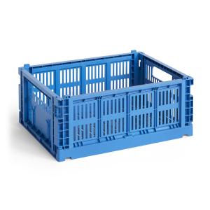 HAY - Colour Crate Corbeille M, 34,5 x 26,5 cm, electric bl…