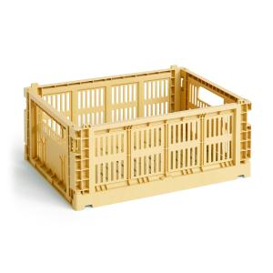 HAY - Colour Crate Corbeille M, 34,5 x 26,5 cm, golden yell…