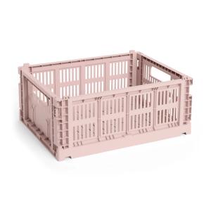 HAY - Colour Crate Panier M, 34,5 x 26,5 cm, blush, recycled