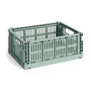 HAY - Colour Crate Corbeille M, 34,5 x 26,5 cm, vert sauge,…