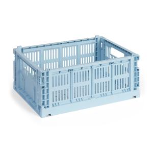 HAY - Colour Crate Corbeille M, 34,5 x 26,5 cm, soft blue,…
