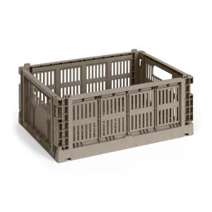 HAY - Colour Crate Corbeille M, 34,5 x 26,5 cm, warm grey,…