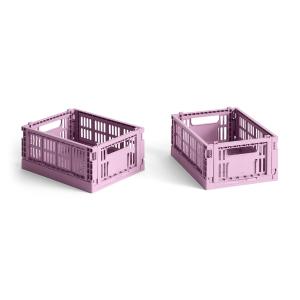 HAY - Colour Crate Panier Mini, 17 x 13 cm, dusty rose, rec…