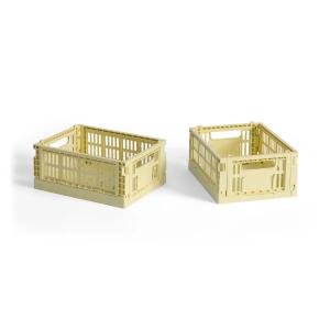 HAY - Colour Crate Panier Mini, 17 x 13 cm, jaune clair, re…