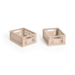 HAY - Colour Crate Panier Mini, 17 x 13 cm, powder, recycle…