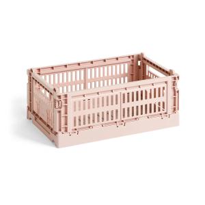 HAY - Colour Crate Panier S, 26,5 x 17 cm, blush, recycled