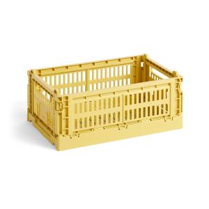 HAY - Colour Crate Panier S, 26,5 x 17 cm, dusty yellow, re…