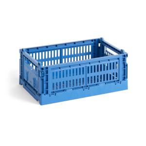 HAY - Colour Crate Panier S, 26,5 x 17 cm, electric blue, r…