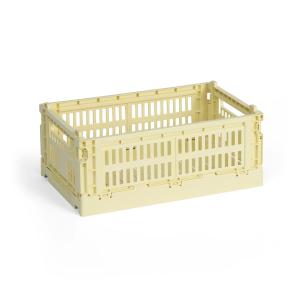 HAY - Colour Crate Panier S, 26,5 x 17 cm, jaune clair, rec…