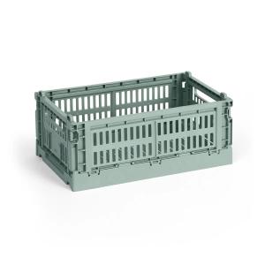 HAY - Colour Crate Panier S, 26,5 x 17 cm, vert sauge, recy…