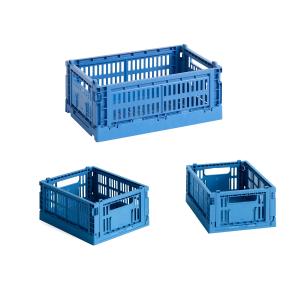 HAY - Colour Crate Panier S   Mini, electric blue, recycled…