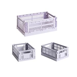 HAY - Colour Crate Panier S   Mini, lavender, recycled (set…