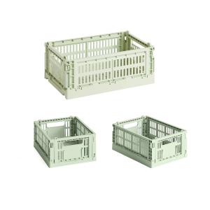 HAY - Colour Crate Panier S   Mini, mint, recycled (set de…