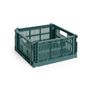 HAY - Colour Crate Corbeille Square M, 29,5 x 29,5 cm, vert…