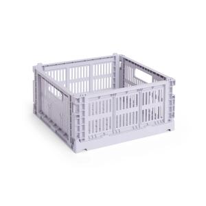 HAY - Colour Crate Corbeille Square M, 29,5 x 29,5 cm, lava…
