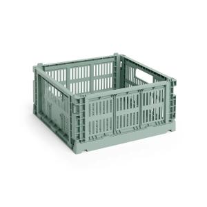 HAY - Colour Crate Corbeille Square M, 29,5 x 29,5 cm, vert…