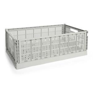 HAY - Colour Crate Corbeille XL, 68 x 42 cm, grise, recycled