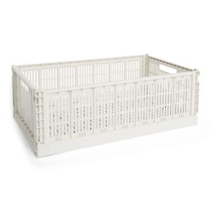 HAY - Colour Crate Panier XL, 68 x 42 cm, blanc cassé, recy…