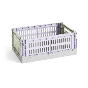 HAY - Colour Crate Mix Panier S, 26,5 x 17 cm, lavender, re…