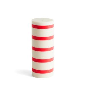 HAY - Column Bougie, M, blanc cassé / rouge