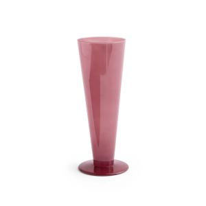 HAY - Conical Vase M, Ø 8,3 x H 23 cm, rose et rouge foncé