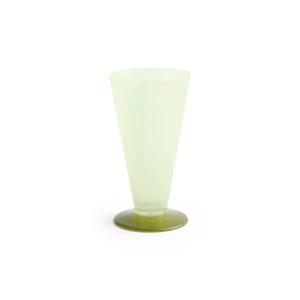 HAY - Conical Vase S, Ø 9,6 x H 18 cm, vert clair et citron…