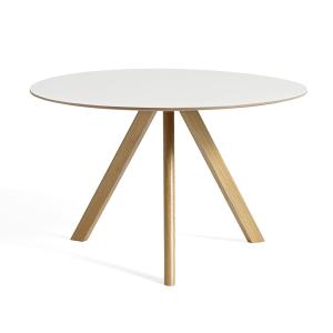 HAY - Copenhague CPH20 2. 0 Table Ø 120 cm, chêne laqué / s…