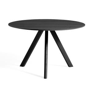 HAY - Copenhague CPH20 2. 0 Table Ø 120 cm, chêne laqué noi…