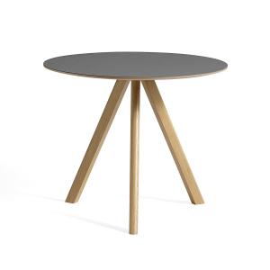 HAY - Copenhague CPH20 2. 0 Table Ø 90 cm, chêne laqué / li…