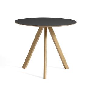 HAY - Copenhague CPH20 2. 0 Table Ø 90 cm, chêne laqué / li…