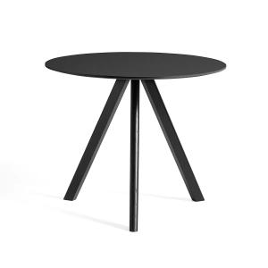 HAY - Copenhague CPH20 2. 0 Table Ø 90 cm, noir / linoléum…