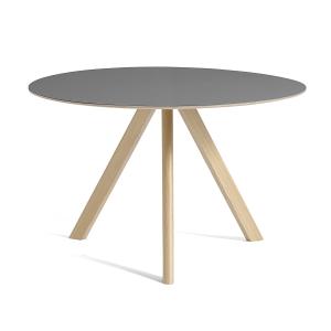 HAY - Copenhague CPH20 2.0 Table Ø 120 cm, chêne laqué / li…