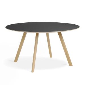 HAY - Copenhague CPH25 2. 0 Table Ø 140 cm, chêne laqué / l…