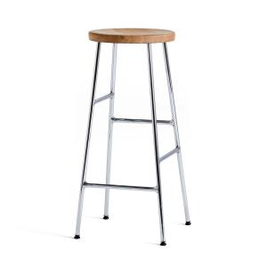 HAY - Tabouret de bar Cornet High H 75 cm, chêne huilé / ch…