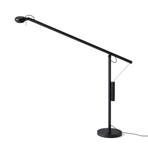 HAY - Lampe de table LED Fifty-Fifty avec pied, noir de séc…