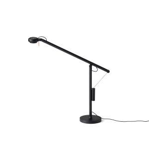 HAY - Mini lampe de table LED Fifty-Fifty, noir de sécurité…