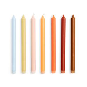 HAY - Gradient Bougies H 30 cm, rainbow (set de 7)