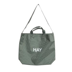 HAY - Grid Crossover Bag M, vert foncé